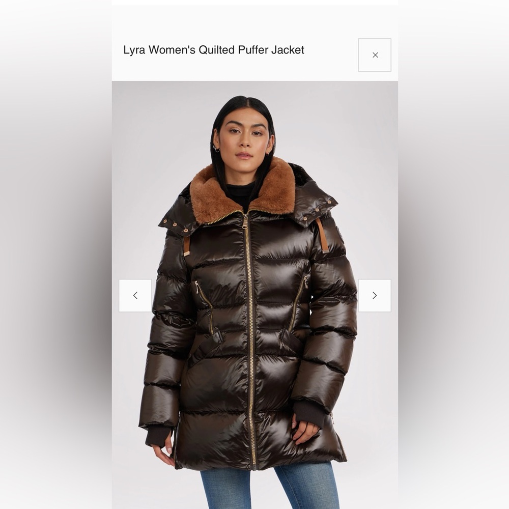 Pajar Brown Puffer Jacket - Picture 5 of 6